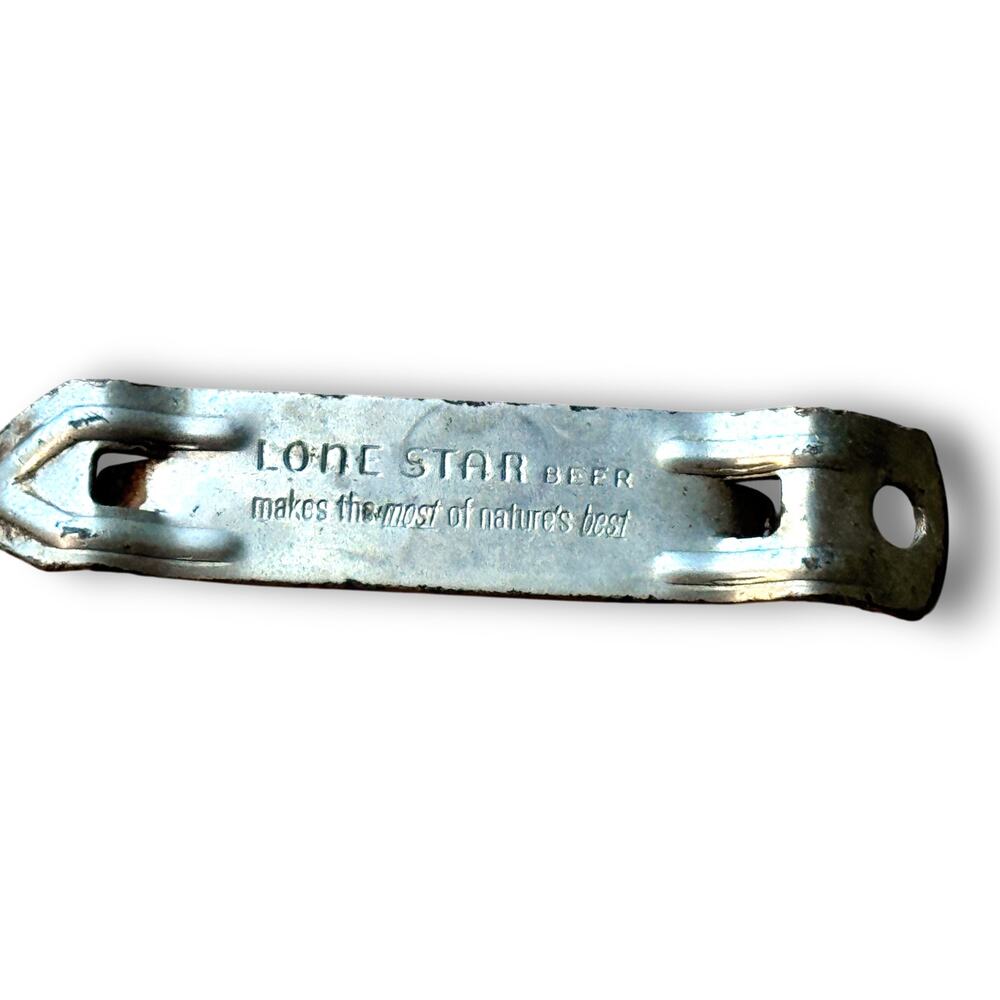 Vintage Lone Star Beer Metal Church Key Bottle Opener San Antonio Texas
